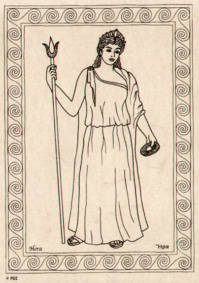 Galerie des dieux de la Grèce - 12 cartes