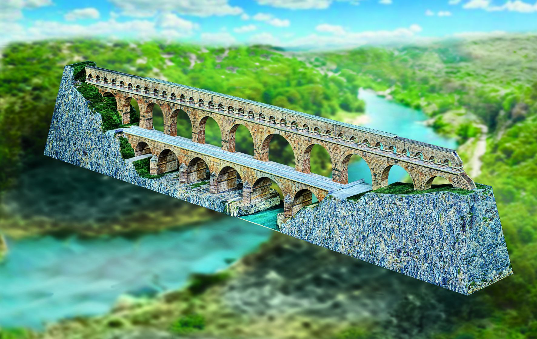 Schreiber-Bogen - Pont du Gard