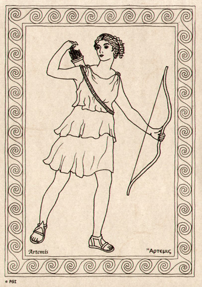 Galerie des dieux de la Grèce - 12 cartes