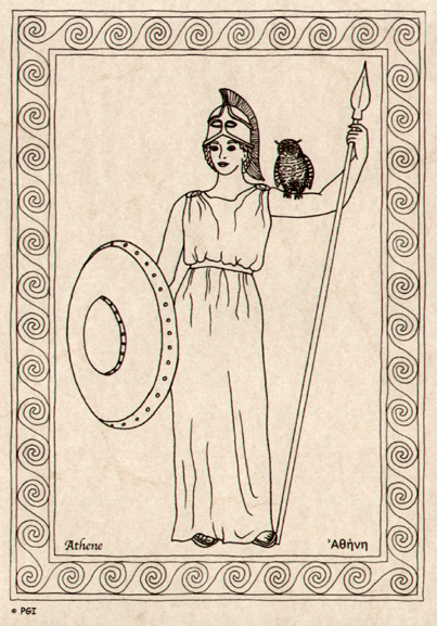 Galerie des dieux de la Grèce - 12 cartes