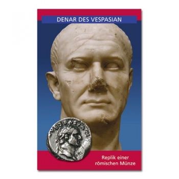 Denarius des Vespasian - römische Münzen Replik