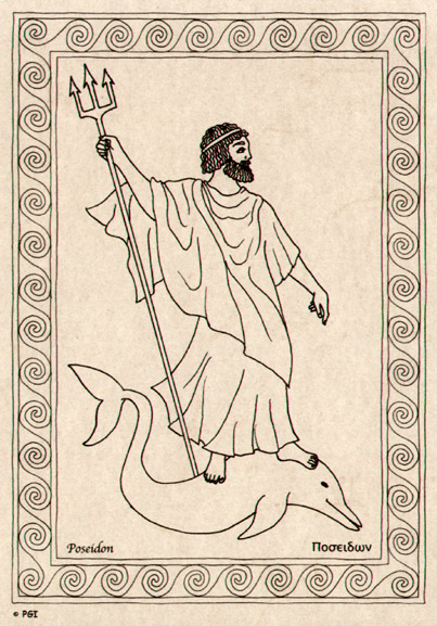 Galerie des dieux de la Grèce - 12 cartes