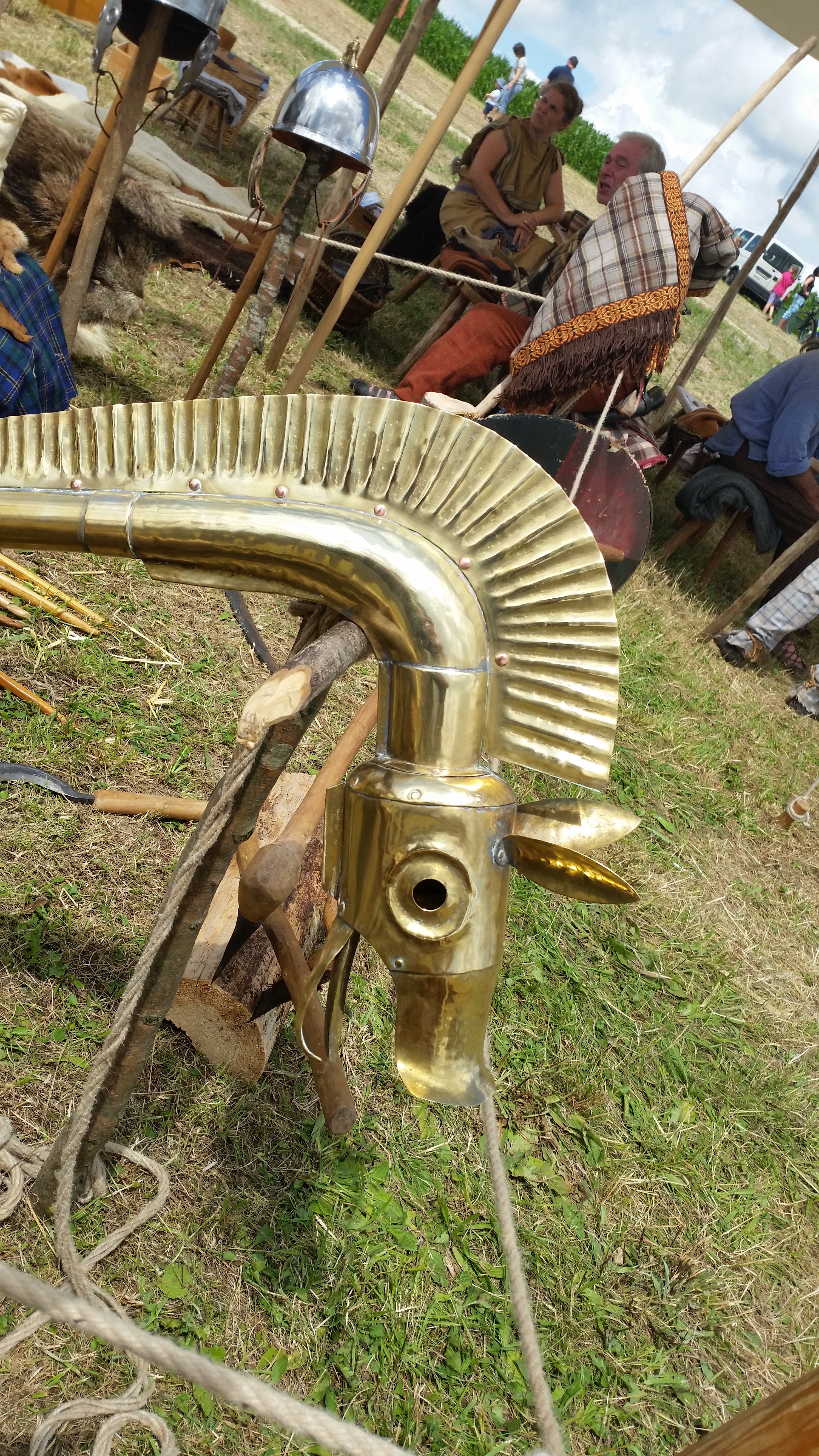 Signet carnyx et bouclier