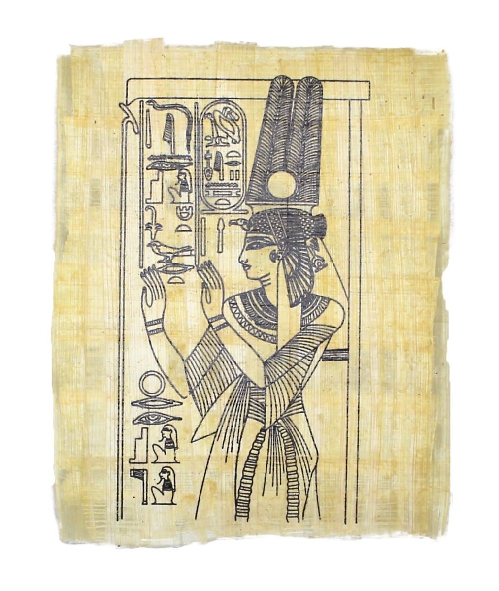Papyrus Klein-Formate - Nefertari