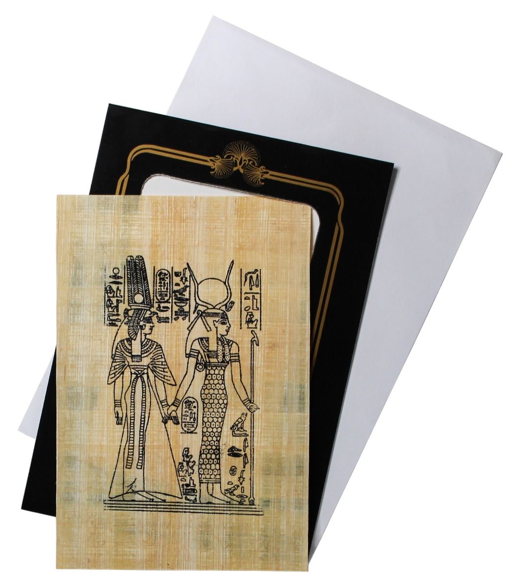 Papyrus Mini-Galerie - Isis und Nefertari