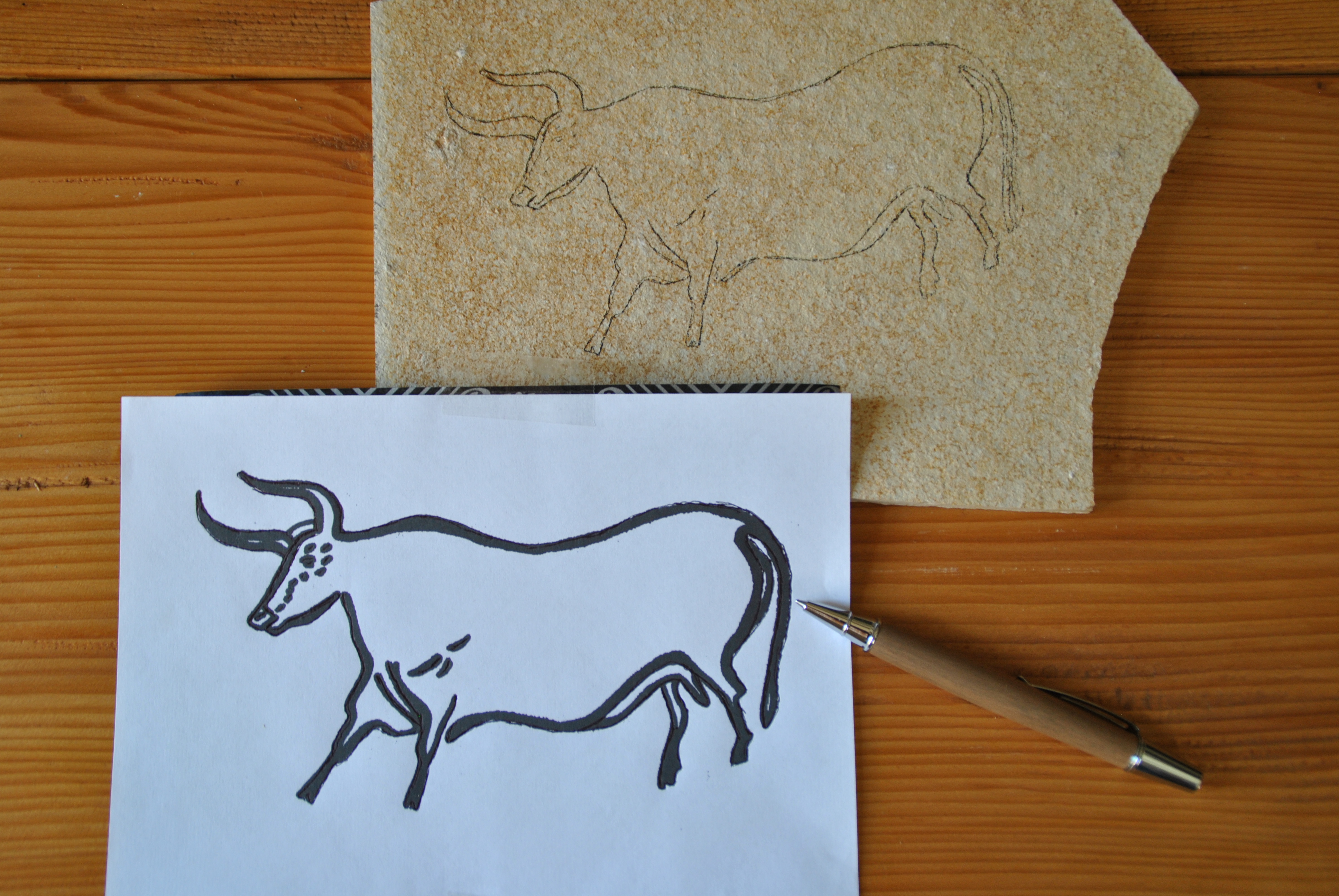 Peinture de grottes pour 6 élèves