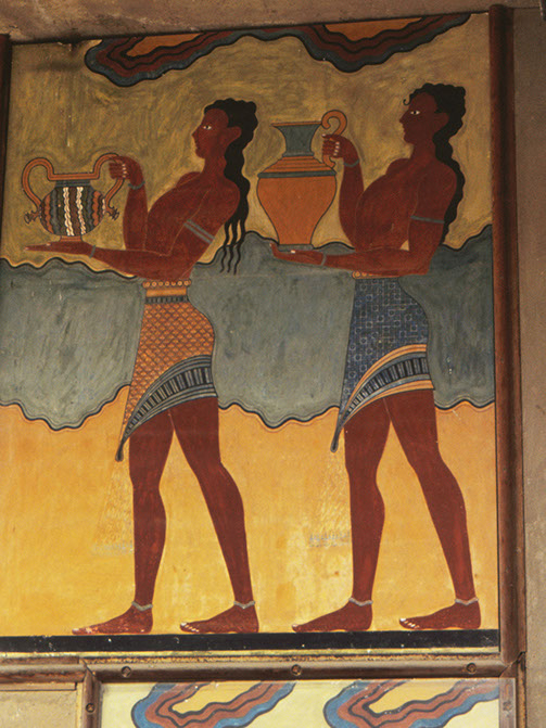 Plaques de plâtre - Les serviteurs de Cnossos