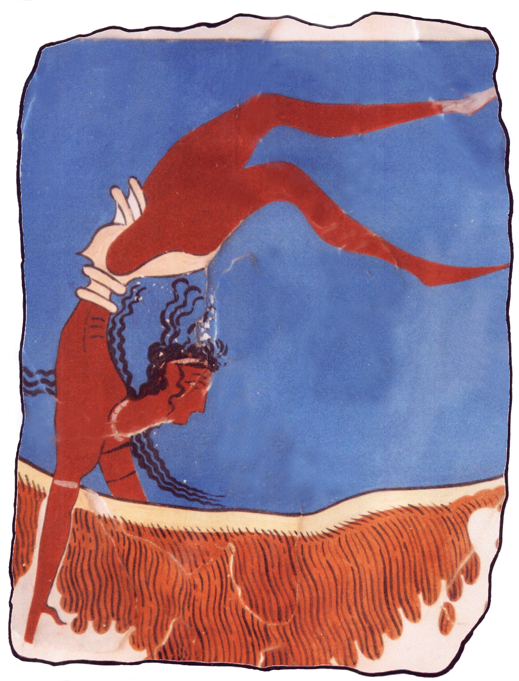 Plaque de plâtre - Bulljumper de Cnossos