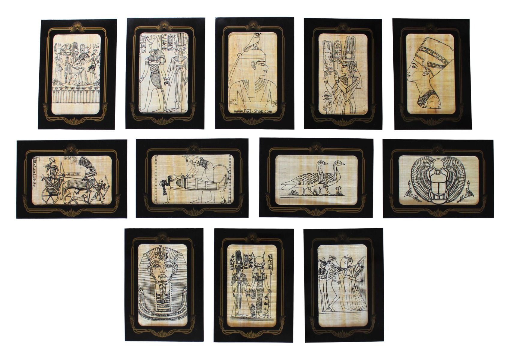 Papyrus Mini-Galerie - komplett 12 Motive