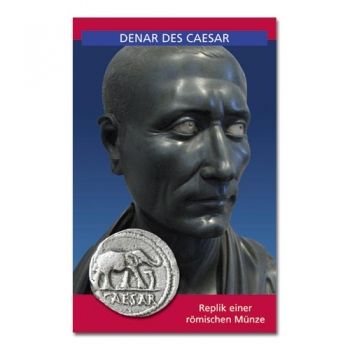 Denarius des Cäsar - römische Münzen Replik