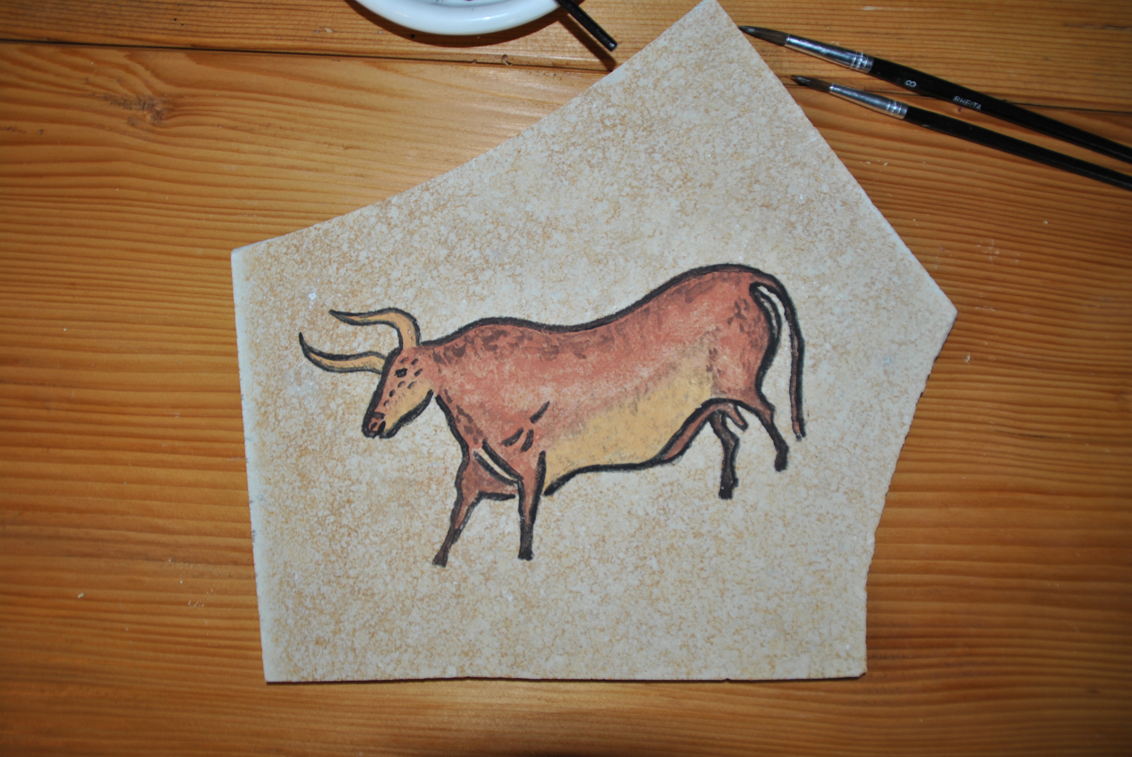 Pigments de terre peinture rupestre