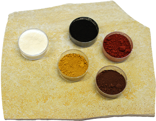 Pigments de terre peinture rupestre