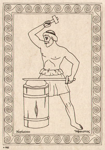 Galerie des dieux de la Grèce - 12 cartes