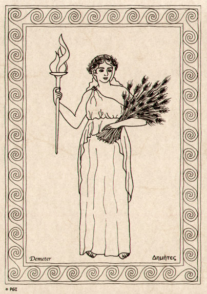 Galerie des dieux de la Grèce - 12 cartes