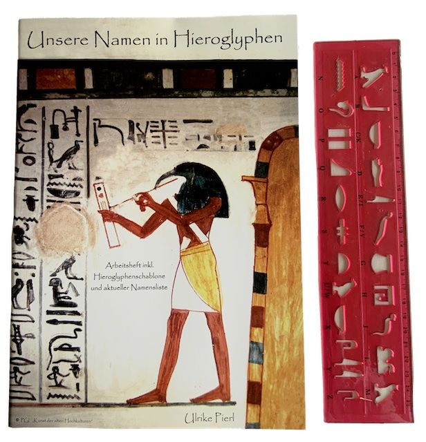 „Unsere Namen in Hieroglyphen“