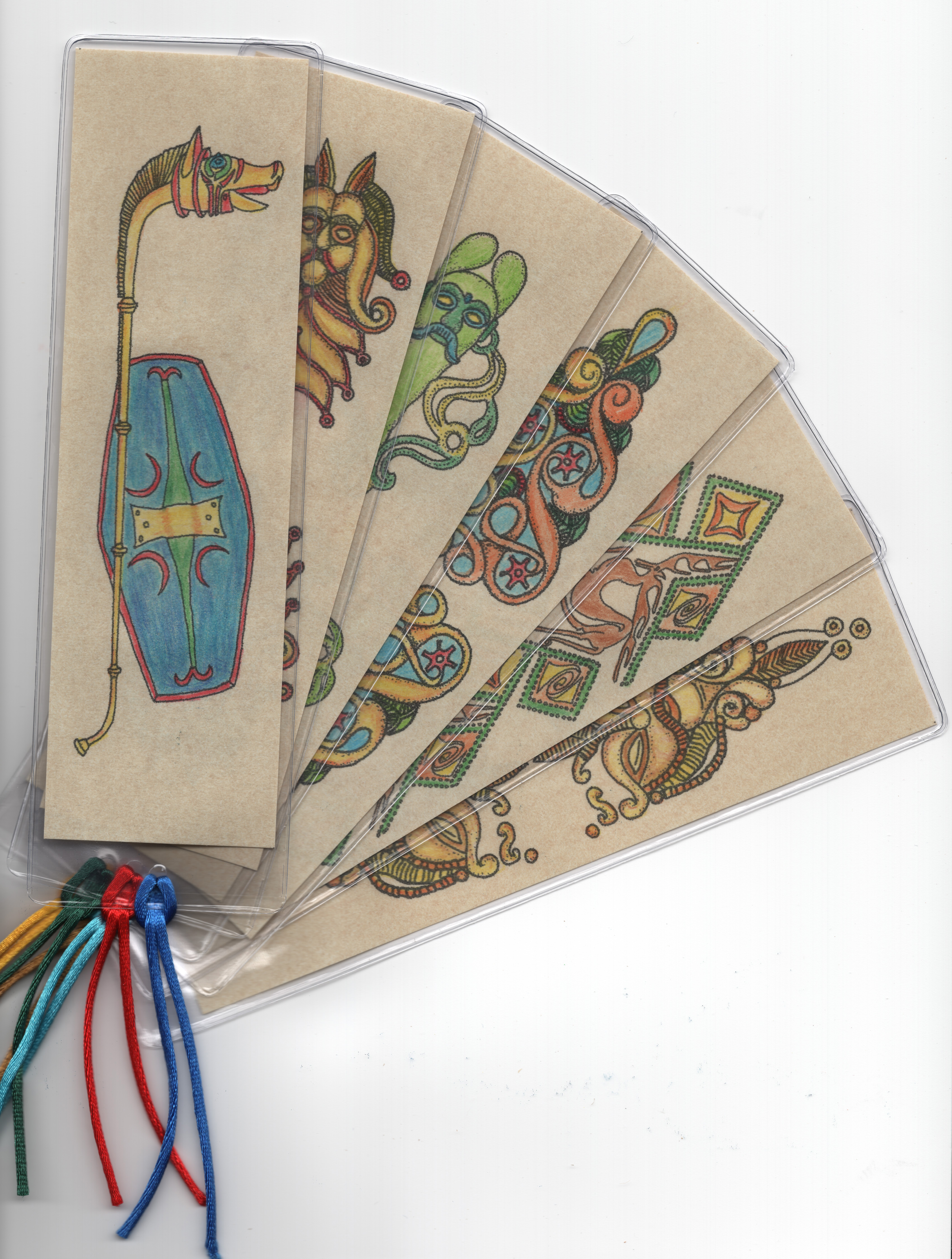 Fiche d'information/instruction - Marque-page "Celtes