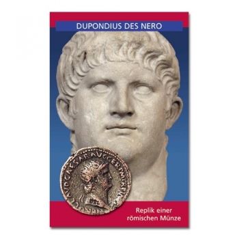 Dupondius des Nero - römische Münzen Replik