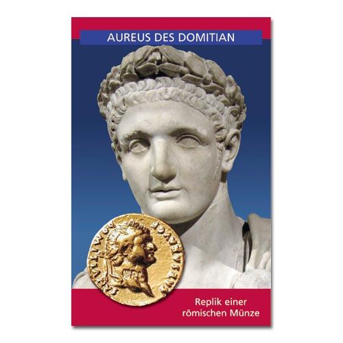 Aureus des Domitian - römische Münzen Replik