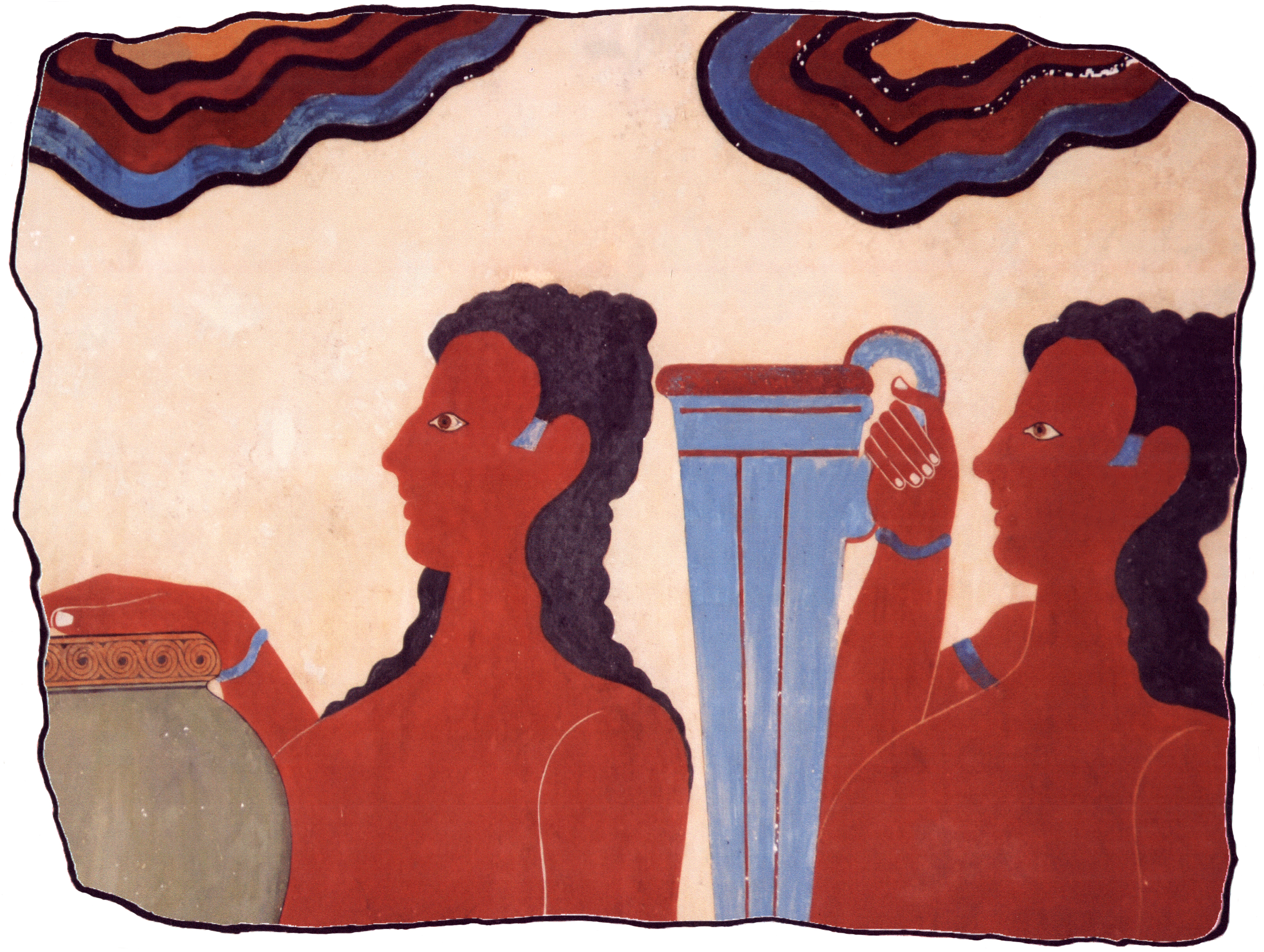 Plaques de plâtre - Les serviteurs de Cnossos