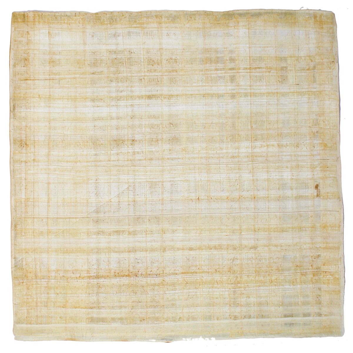 Blanko Papyrus - 22 x 22 cm – Naturrand